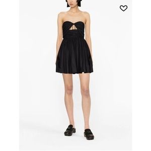 NWT Matteau black mini dress